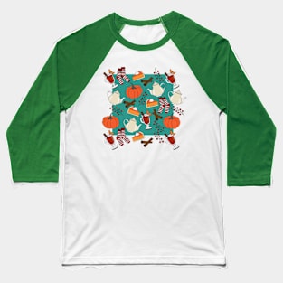 Autumn Aesthetic Baseball T-Shirt